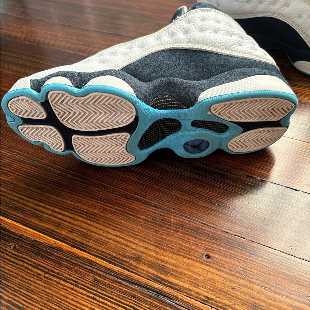 Nike Jordan 13 Retro White Obsidian Powder Blue size 6.5Y - Picture 5 of 12